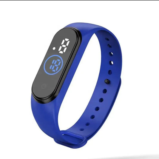 LED Smart Watch Fashion Watch For Men Women & Boys, Kids Touch Led Braclet Digital | 4 pcs set