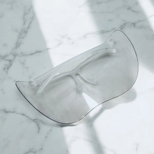 Men's and women's protective glasses, face shield | 2 Pcs Set