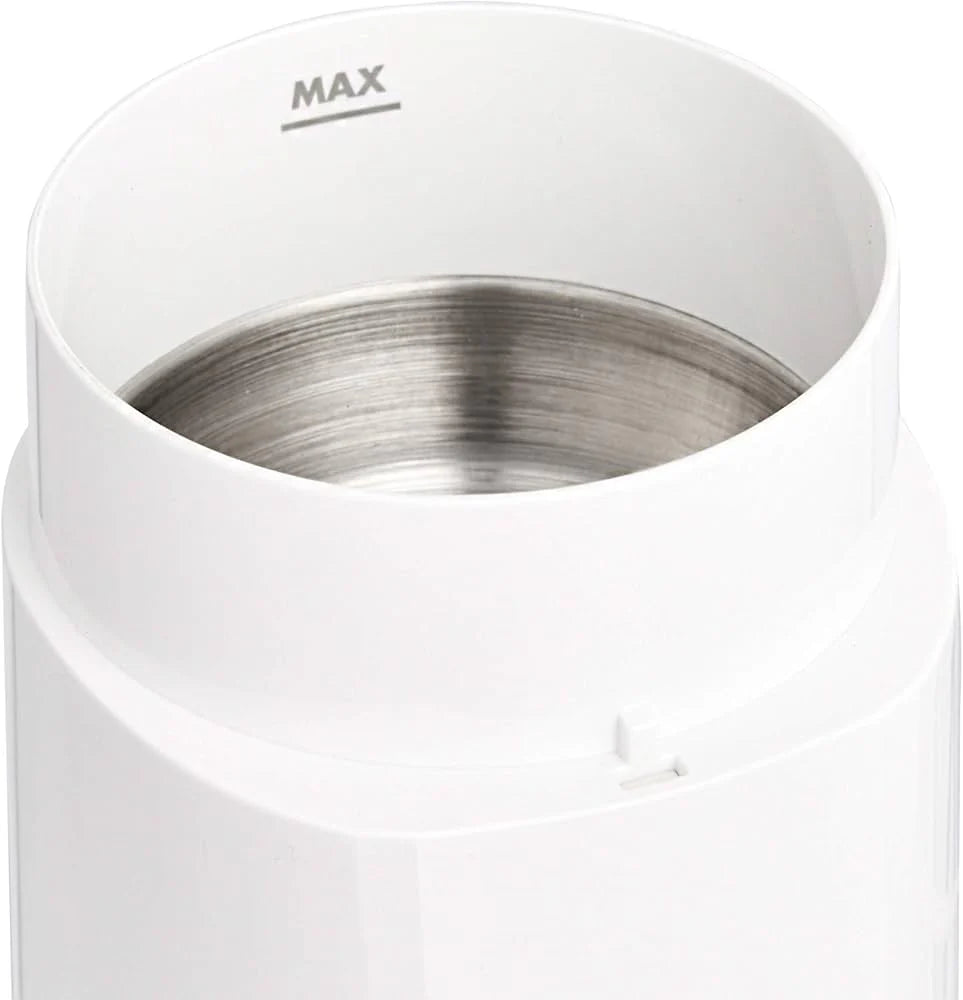 Amazon Basics Electric Coffee Grinder, White