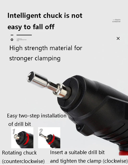 EAMOM Portable Household Electric Screw Driver Set
