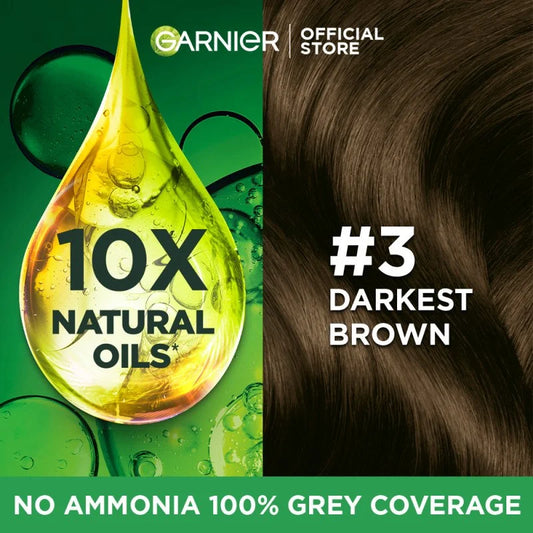 Garnier 3.0 Darkest Brown Hair Color Sachet 30ml - 4 and 8 Sachet