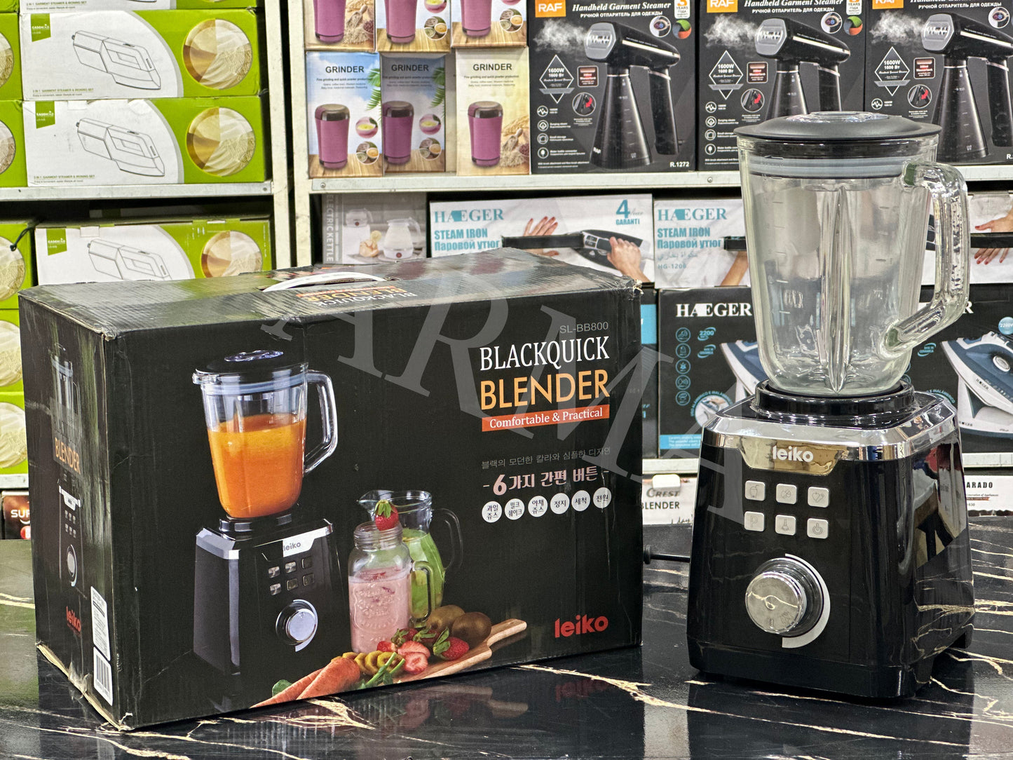 Leiko Black Quick Digital Juicer Blender