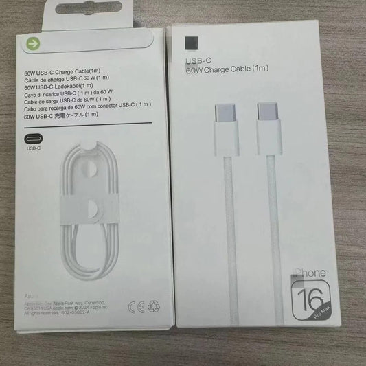 iPhone 16 Pro Max 60W USB-C Charging Cable (1m) - Fast Charge & Sync
