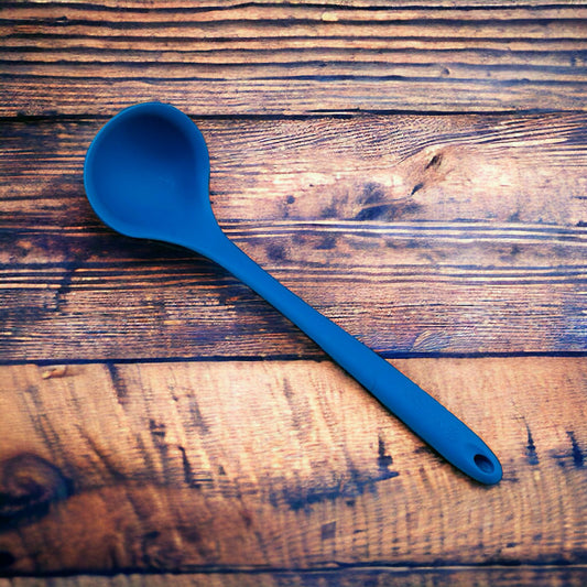 Silicone Ladle for Soup, Comfortable Grip Silicone Ladle, Non-stick to Prevent Scratching Kitchen Utensils