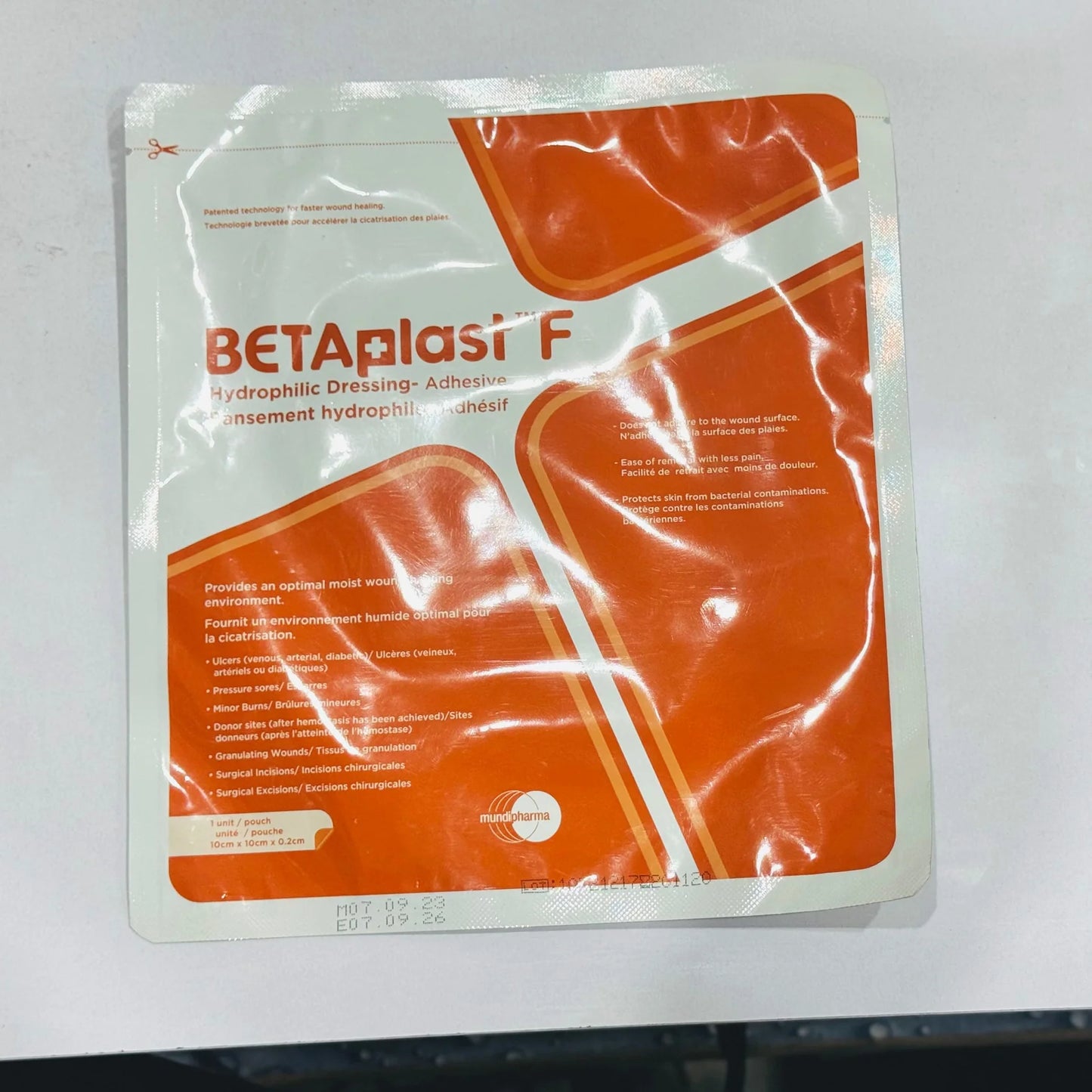 Pack of 15 Best Betadin Hydrophilic Hand Bandages