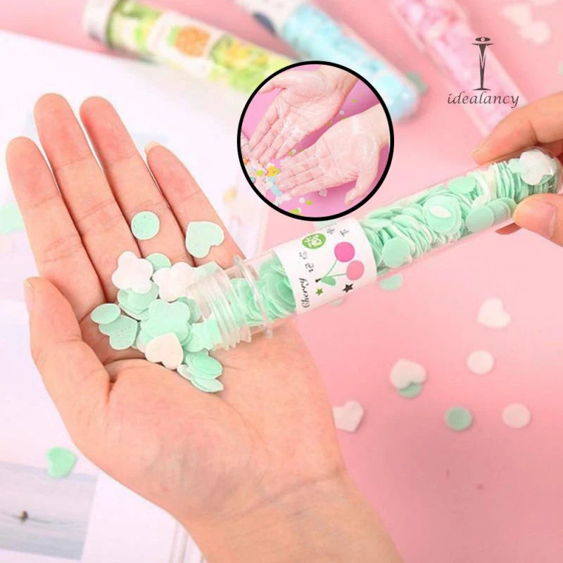 Mini Paper Soap - Set Of 6 Plastic Bottle