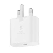 Samsung 3 Pin USB-C Super Fast Charging Adapter (25W) - White