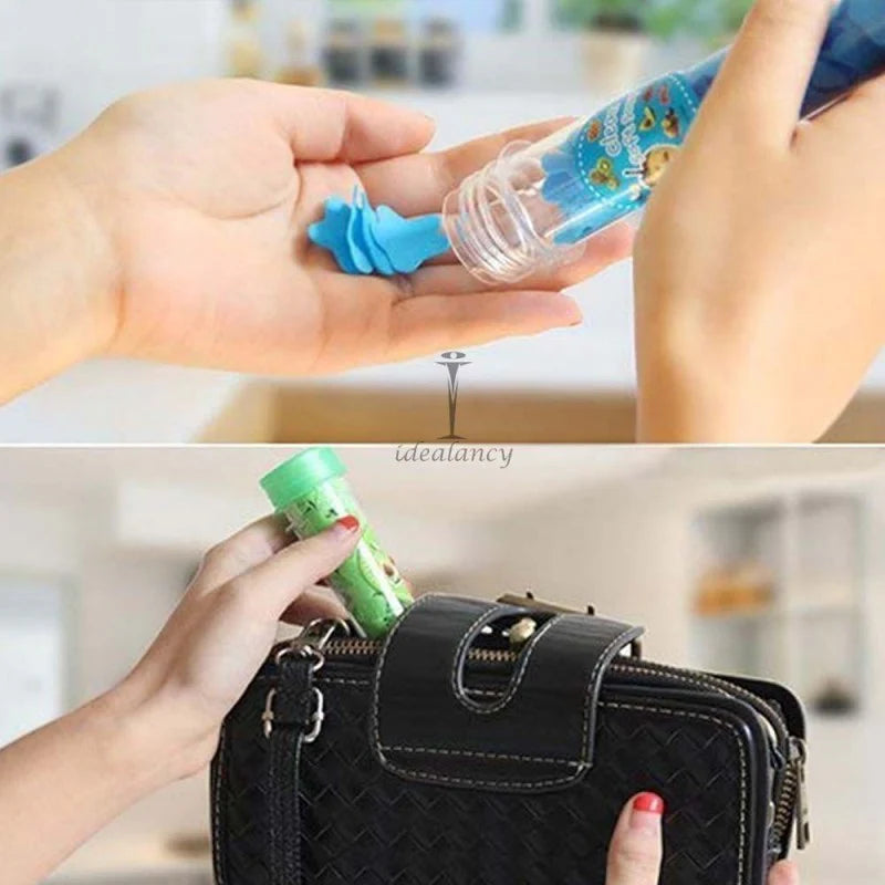 Mini Paper Soap - Set Of 6 Plastic Bottle
