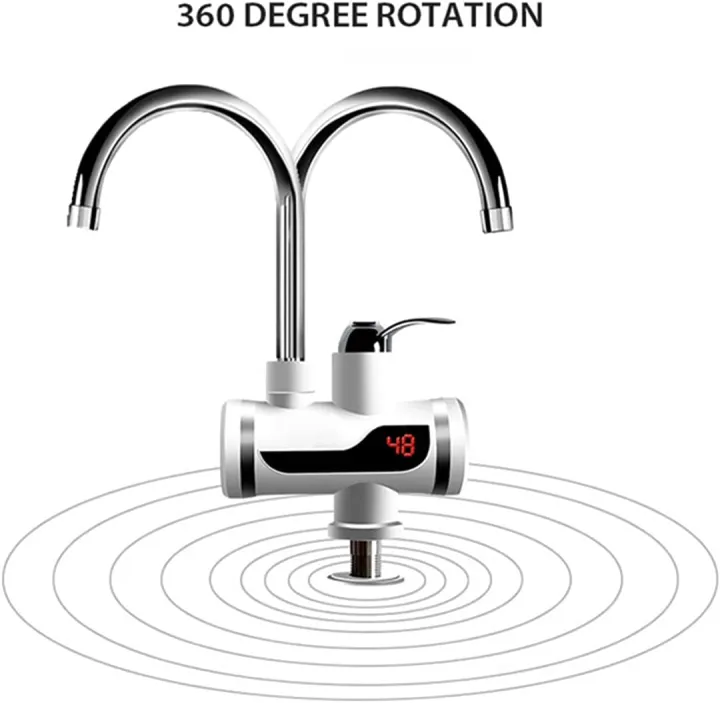 Instant Hot Water Tap Electric Geyser for Bathroom or Kitchen Basin