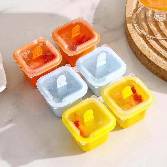 Pack of 12 Ice Lolly Moulds, Food Grade Ice Tray, Ice Pop Maker