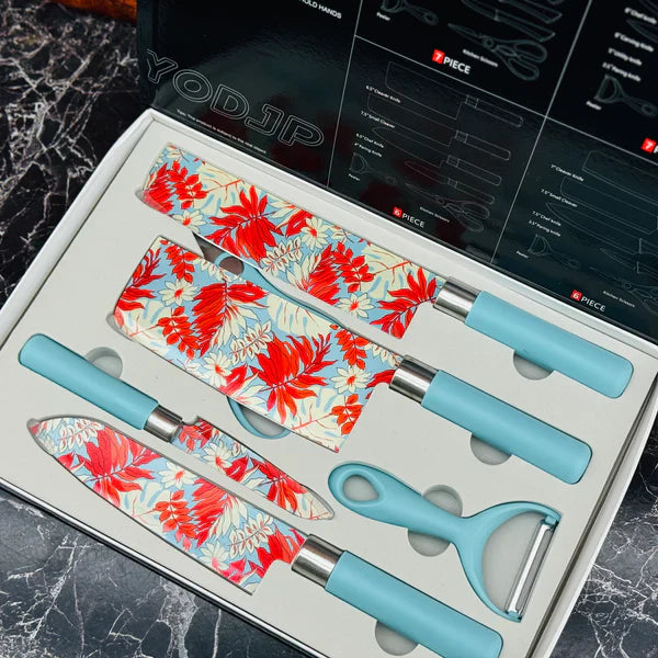 YODJP Printed 6pcs Kitchenware set