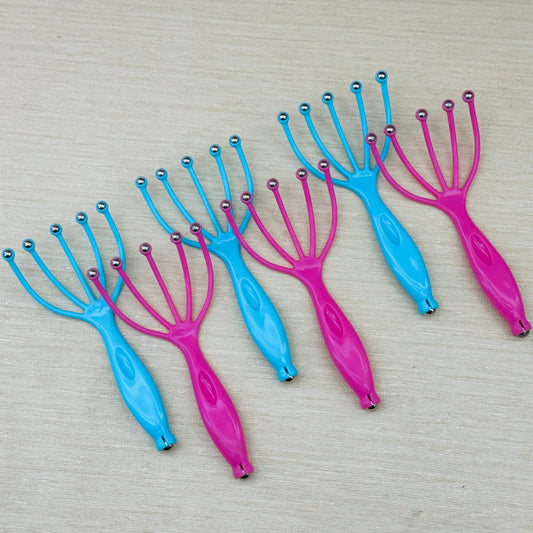 Handheld Claw Head Massager | 6 Pcs Manual Massager