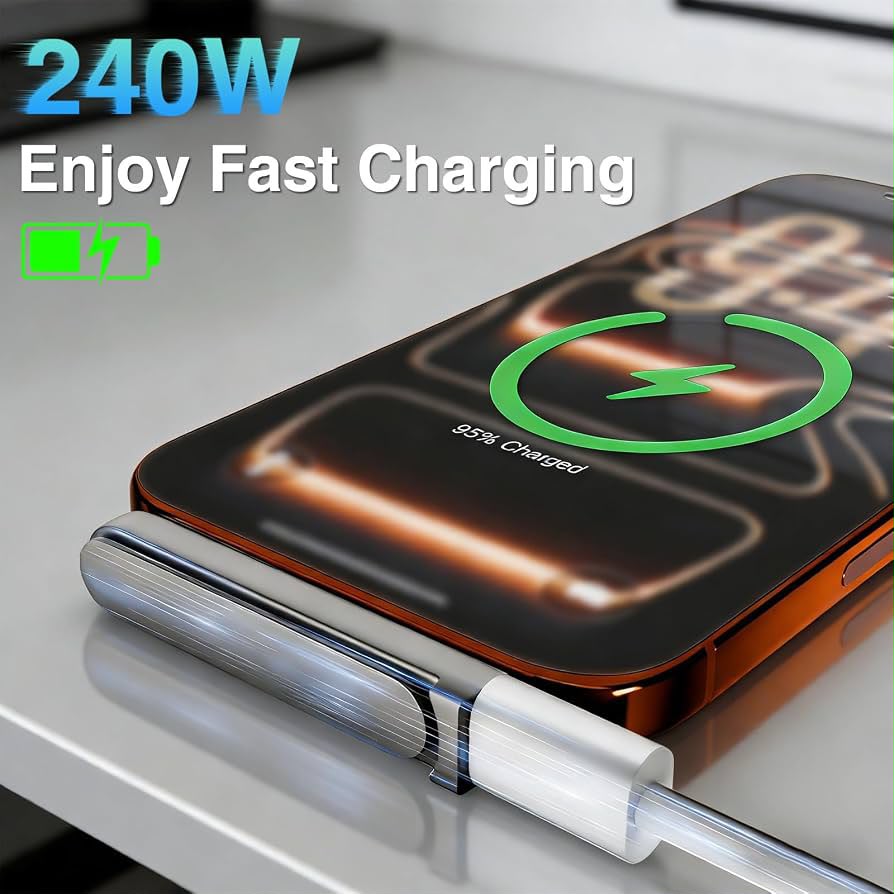 180° Foldable Type-C Fast Charging & Data Transfer Converter - Armaa Store Pk