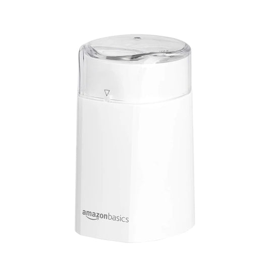 Amazon Basics Electric Coffee Grinder, White