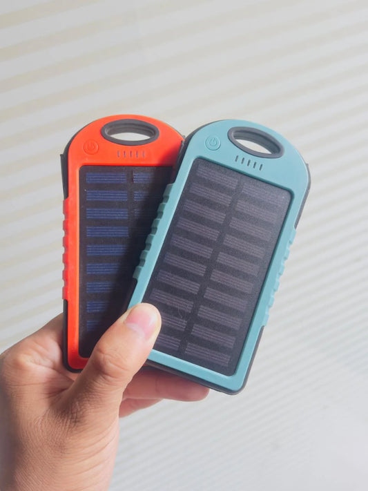Get 2 - 5000mAh Solar Power Bank in Rs.2090 - Fast Charging & Durable