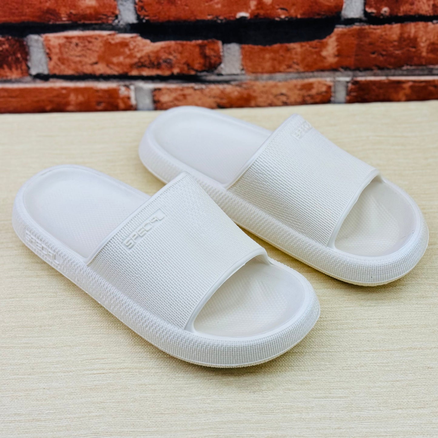 Mens Classic Chappals | Off White Color