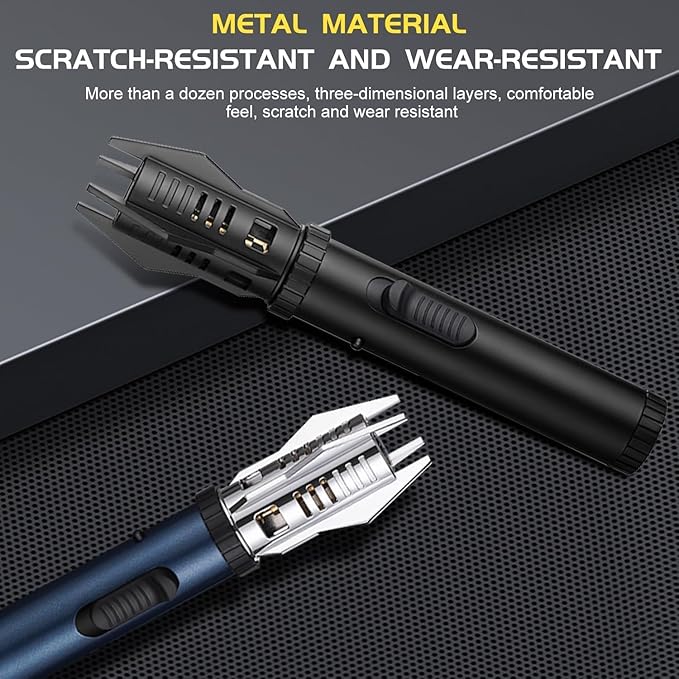 Bright Fire Lighter with Safety Lock and Adjustable Flame