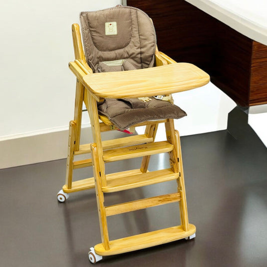 Exquisite Imported Baby Wooden Chair – Elegant, Safe, and Sturdy!