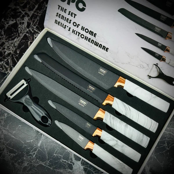 Bobssen 6pcs Kitchen Knife Set