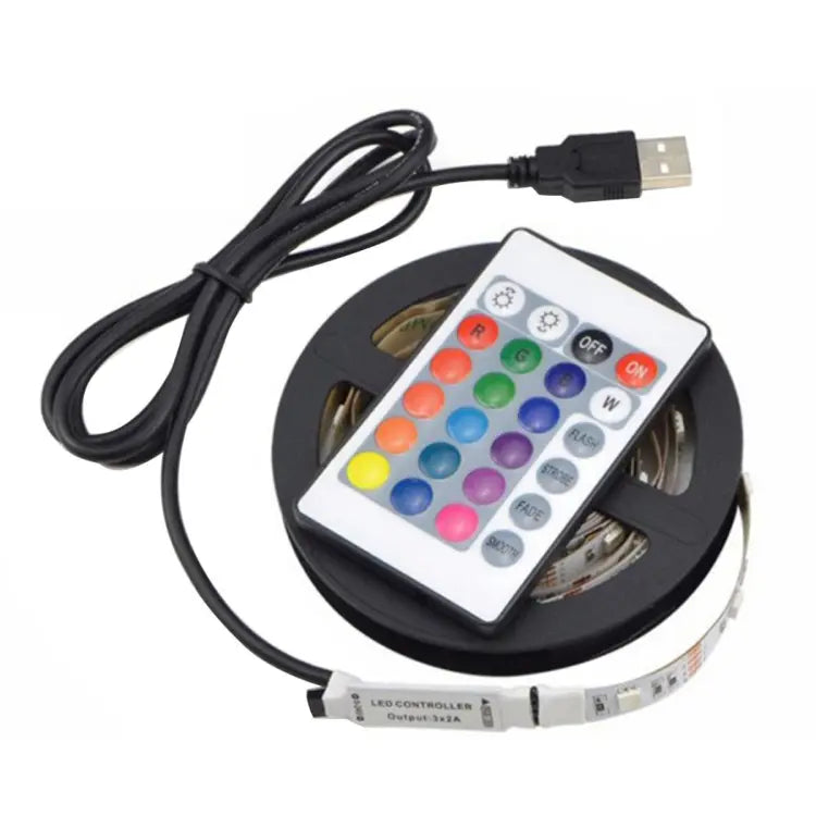 Coles Led Strip Light With Remote Multi Coloured