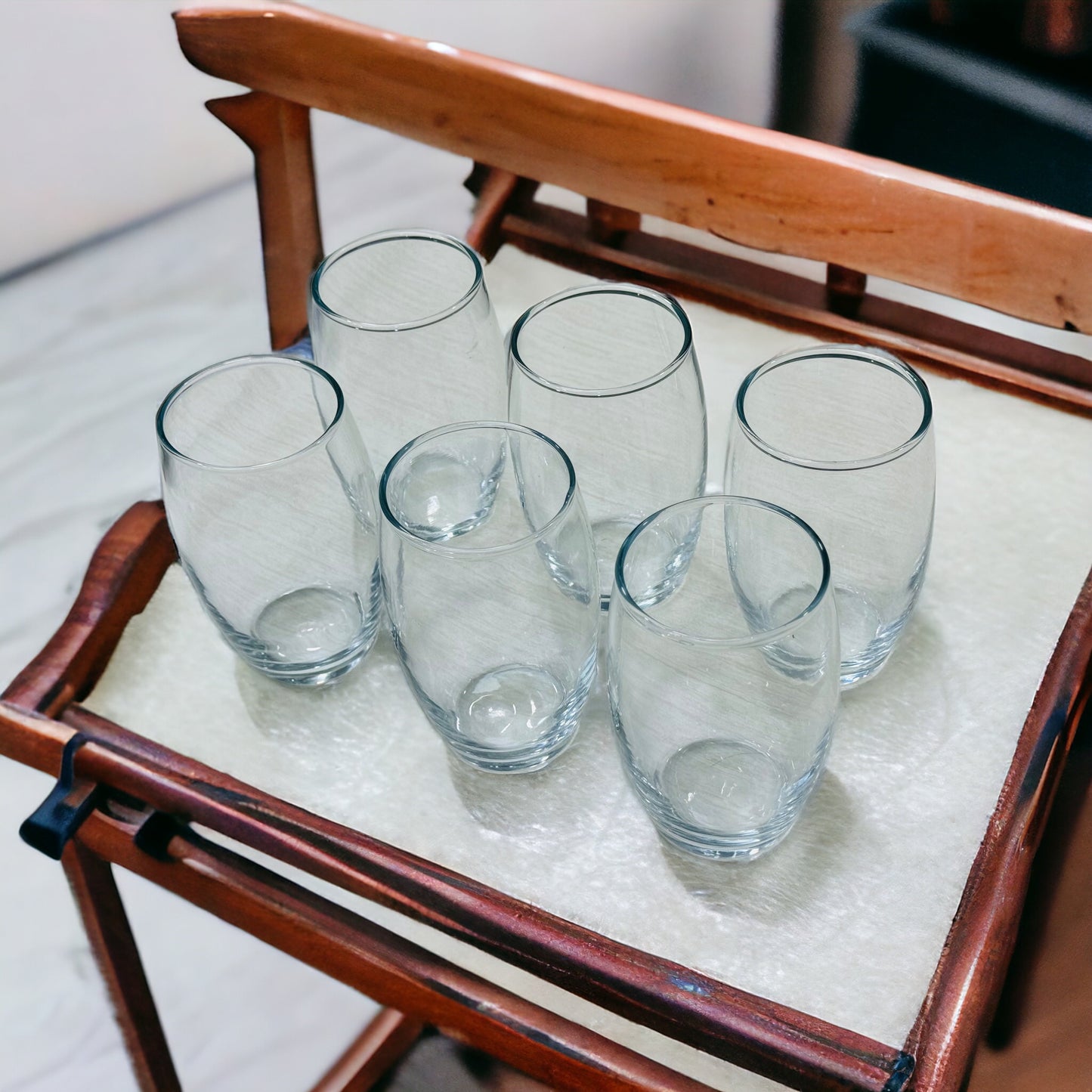 Imported Glassware 6 Pieces Set And 1 Unbreakable Shahi Jug