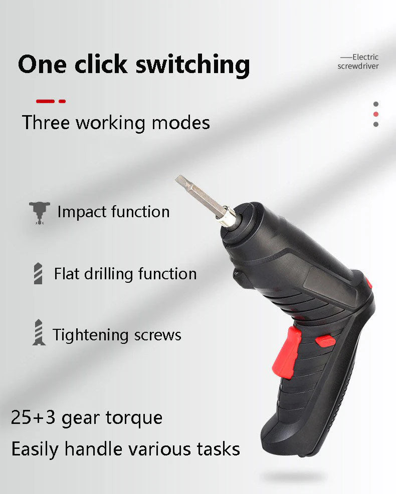 EAMOM Portable Household Electric Screw Driver Set