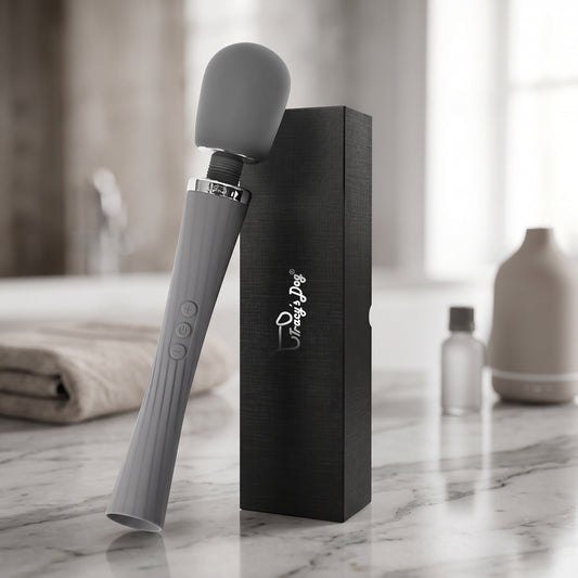 Cordless Handheld Wand Massager with 5 Rotation Vibrate Modes