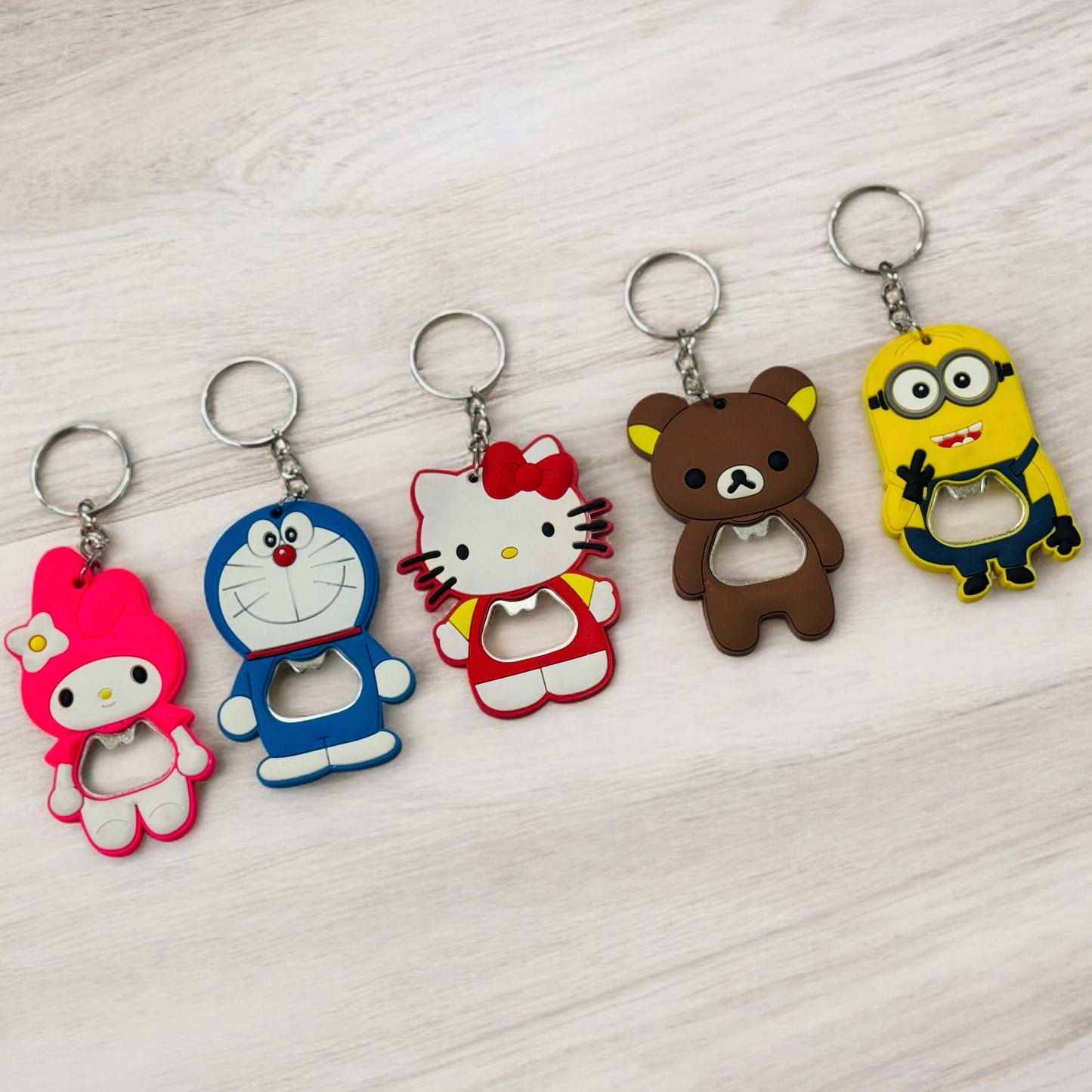 Imported Key Rings With Bottle opener aesthetic Design | 5 pieces set