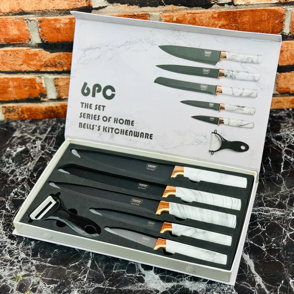 Bobssen 6pcs Kitchen Knife Set