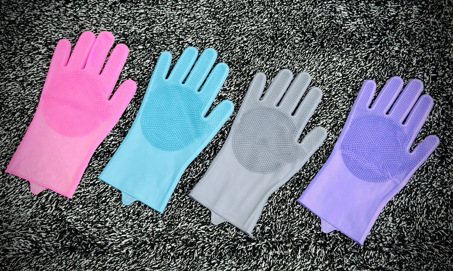 Silicon Washing Gloves | Dishwashing Gloves