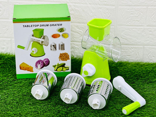 TableTop Drum Grator 3in1 | Vegetable Grinder