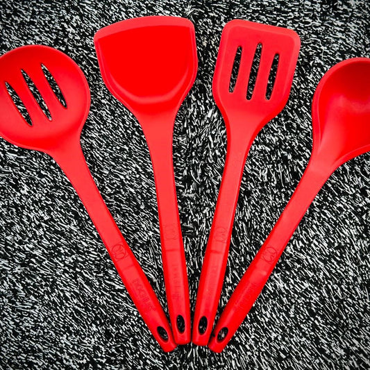 Silicon Spatula 4 PCs | High Quality Spatula Set