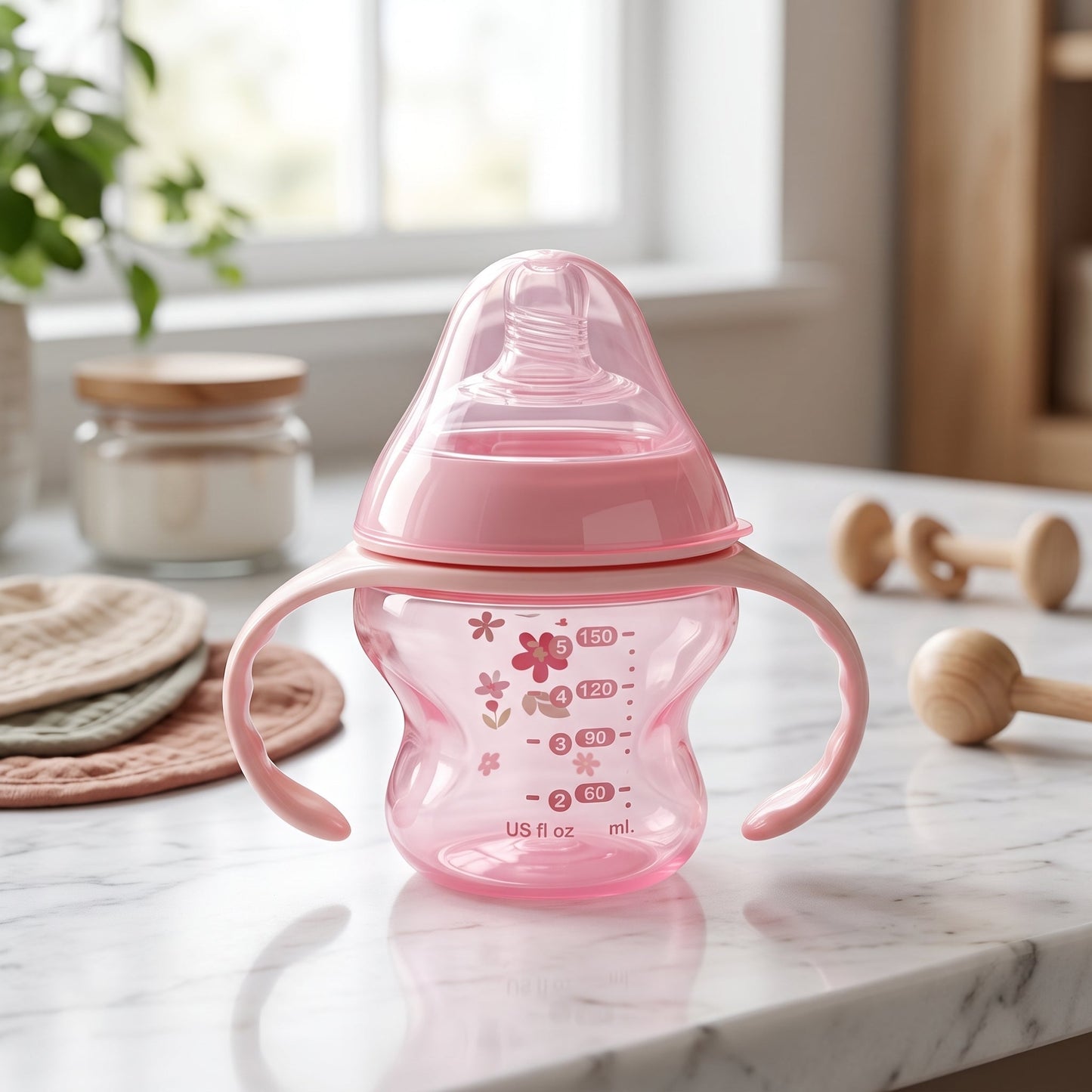 Premium Baby Feeder | BPA-Free Anti-Colic Leak-Proof Baby Feeder for Newborns - Armaa Store Pk