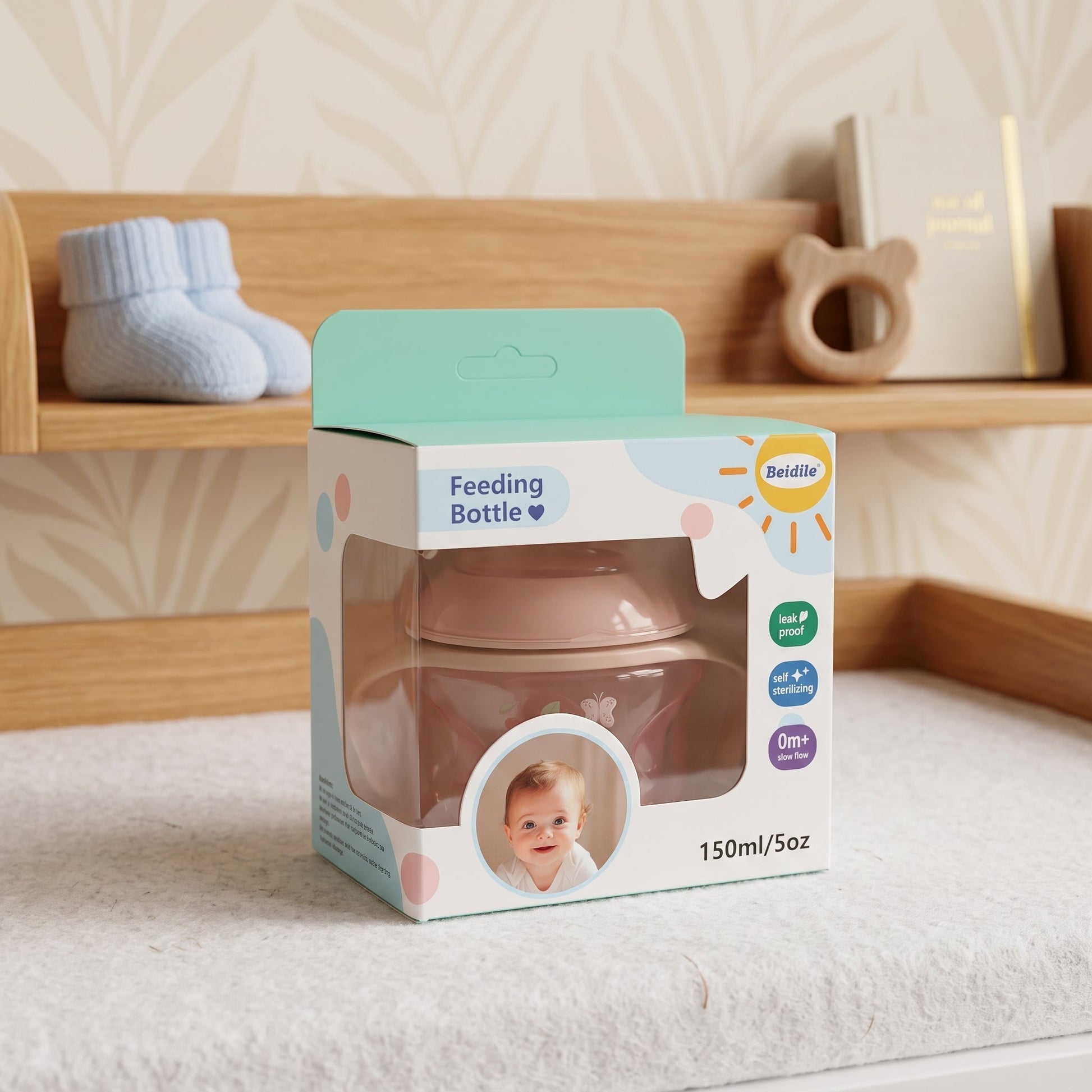 Premium Baby Feeding Bottle Set | BPA-Free Anti-Colic Leak-Proof Baby Feeder for Newborns Set - Armaa Store Pk