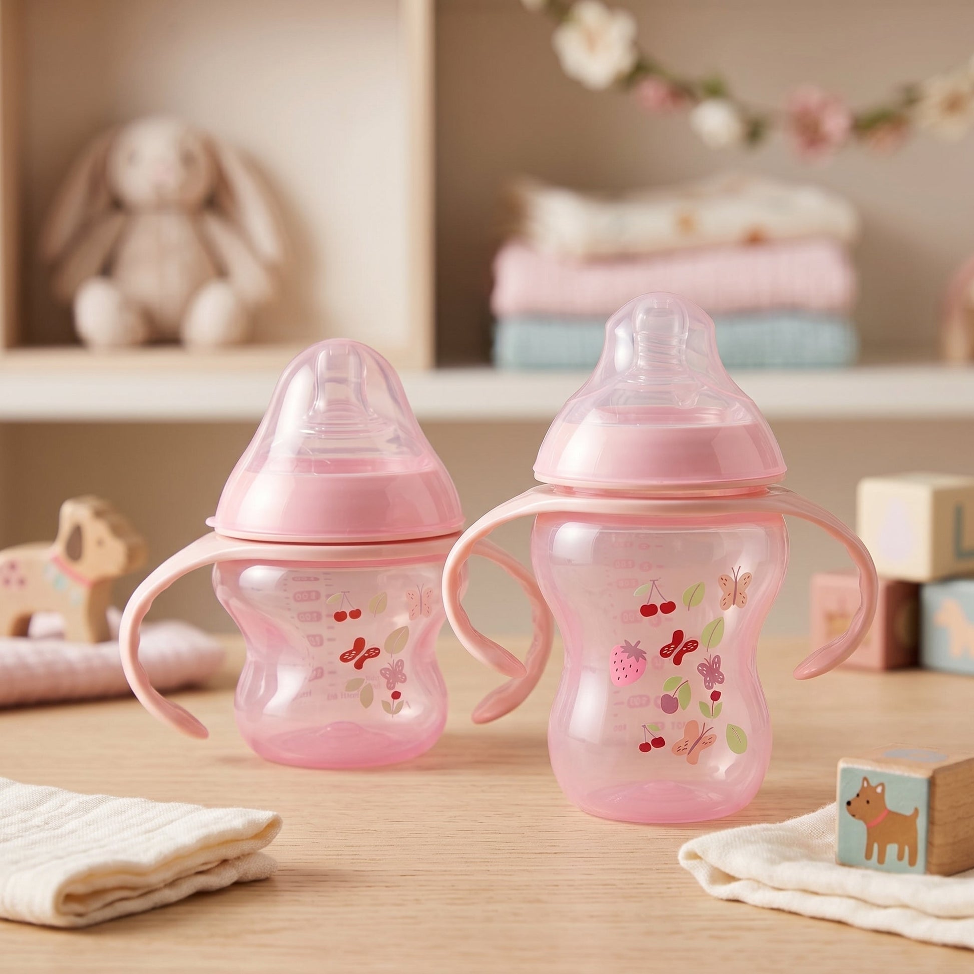 Premium Baby Feeding Bottle Set | BPA-Free Anti-Colic Leak-Proof Baby Feeder for Newborns Set - Armaa Store Pk